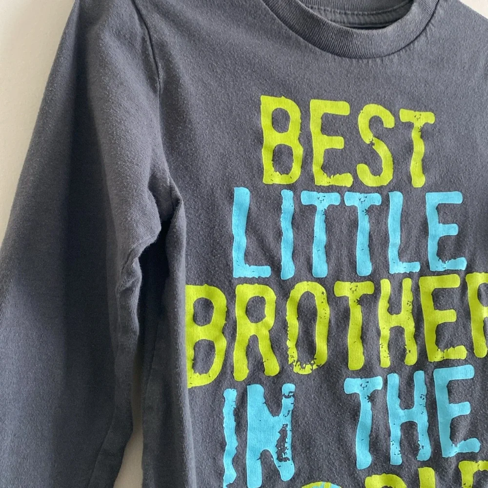 The Children’s Place Toddler Boy ‘Best Little Brother In The World’ Long Sleeve